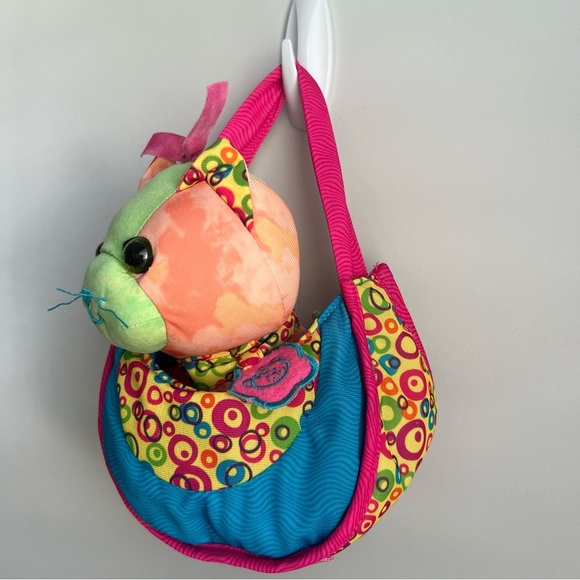 DOODLE BEAR PETS Kitty Cat & Carrier Purse Bag Vintage Circa 2006 - Picture 3 of 11